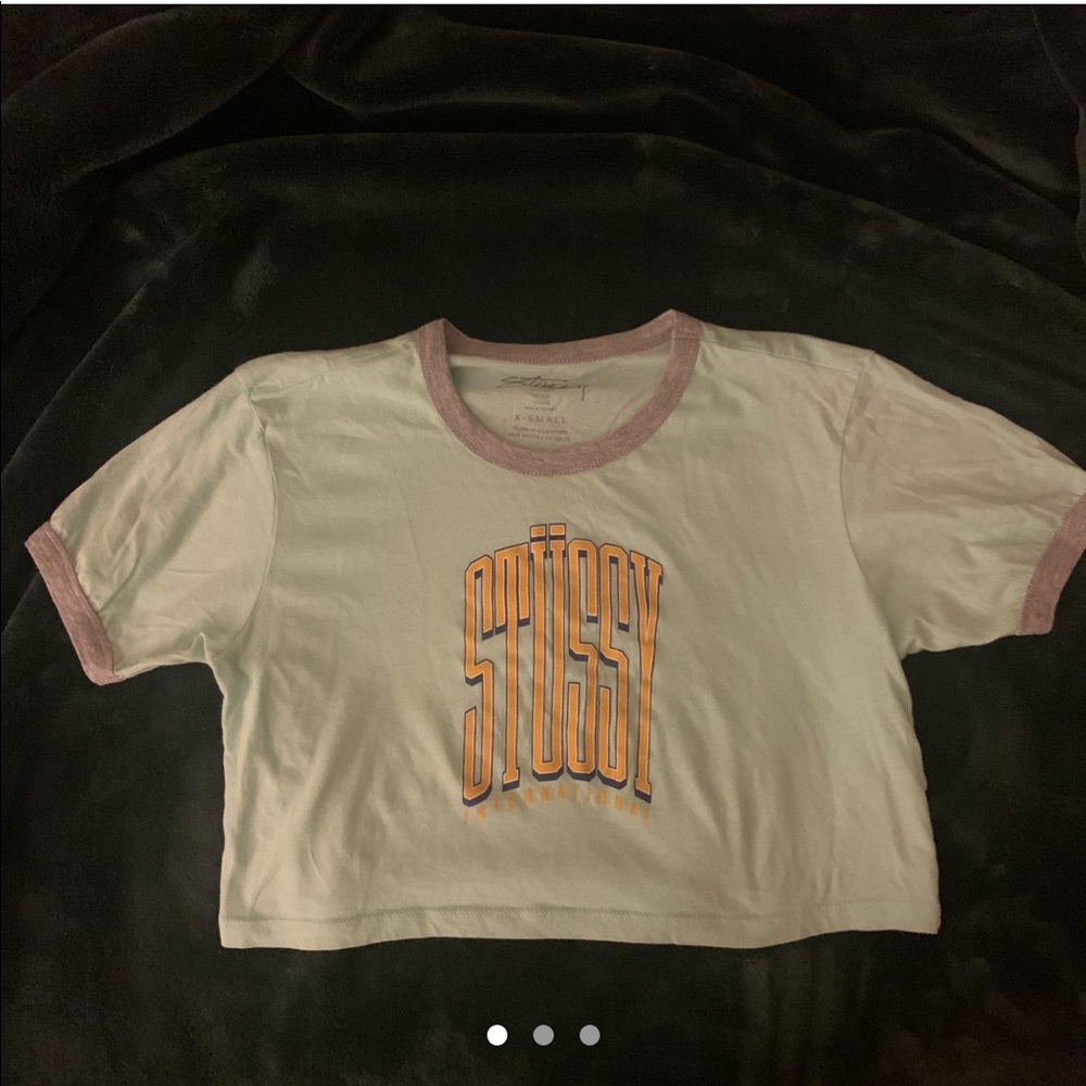 stüssy crop top